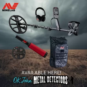 Minelab Equinox 900 Metal Detector with 6in coil Pro-Find 40 and Backpack