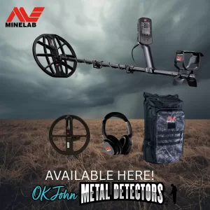 Minelab Manticore Metal Detector with M9 Coil and Minelab Backpack