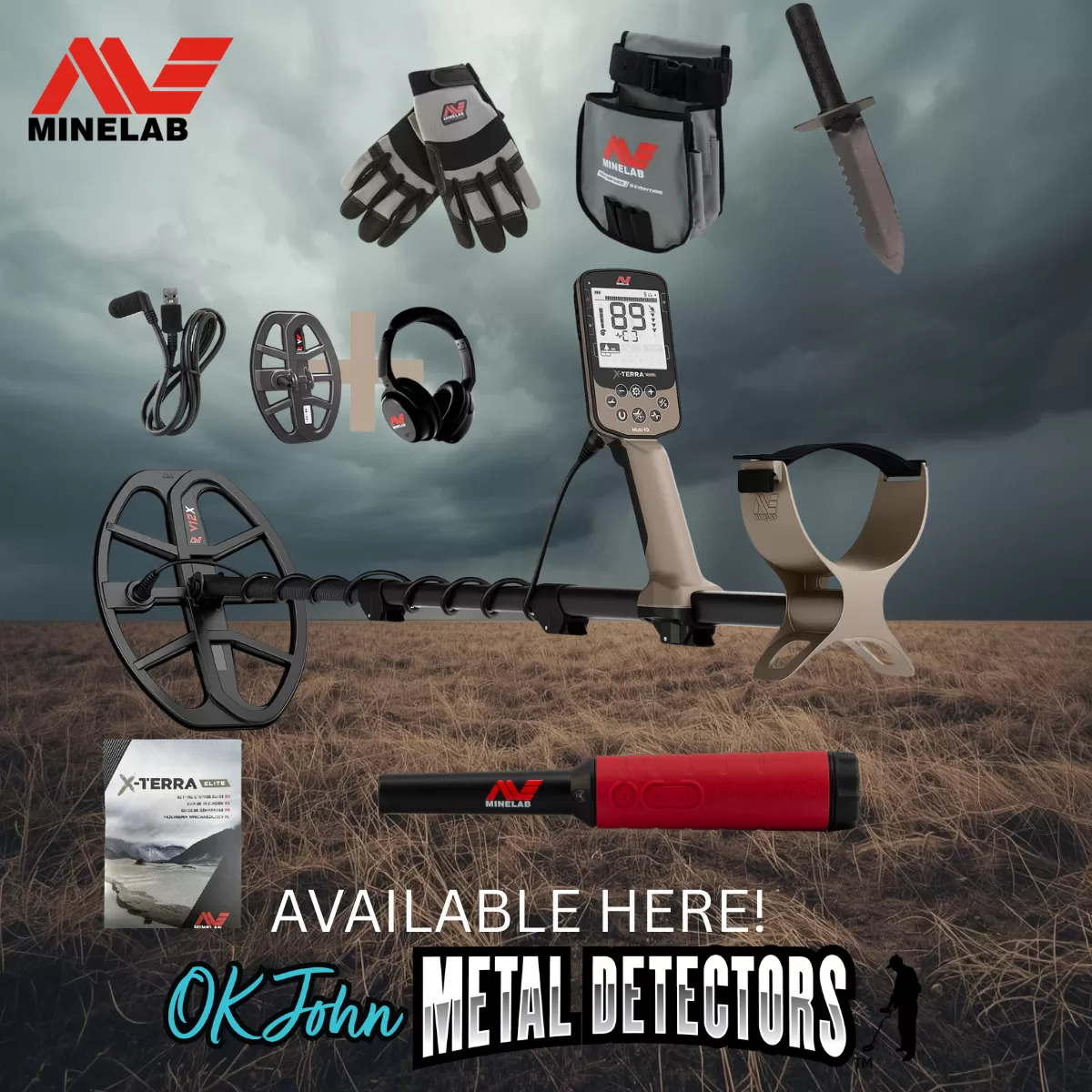 Minelab X-Terra Elite Expedition Full Bundle With literally everything.