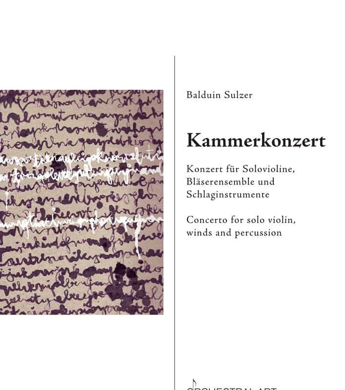 Balduin Sulzer - Kammerkonzert - Full Set PDF