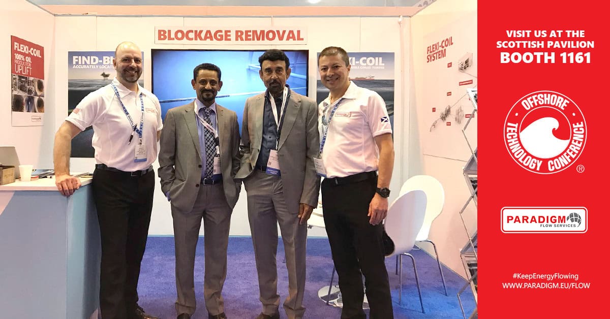 OTC 2018 exhibition team photo