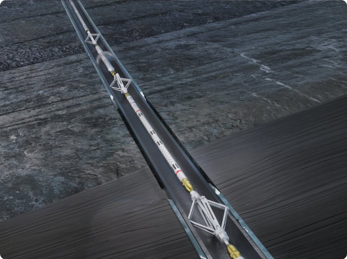 Distributed sensing cable deployed in offshore operations