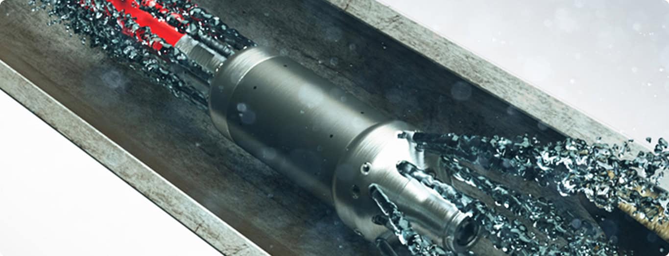 Well intervention tool deployed inside offshore pipeline system