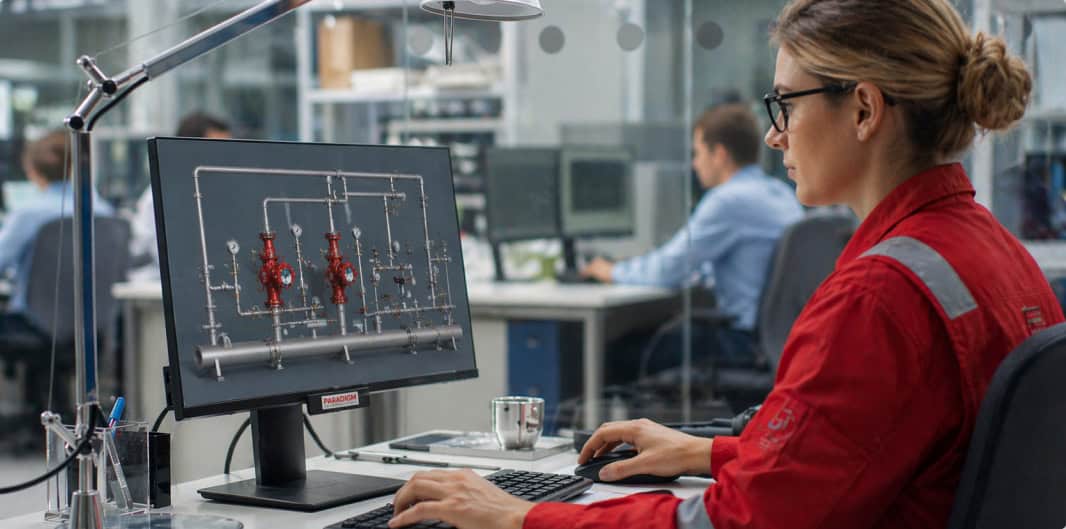 Engineering professionals designing fire protection solutions