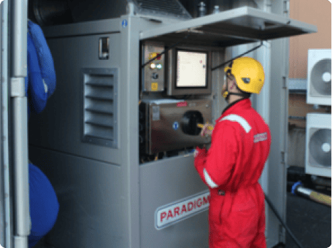 Industrial control room monitoring fire protection systems
