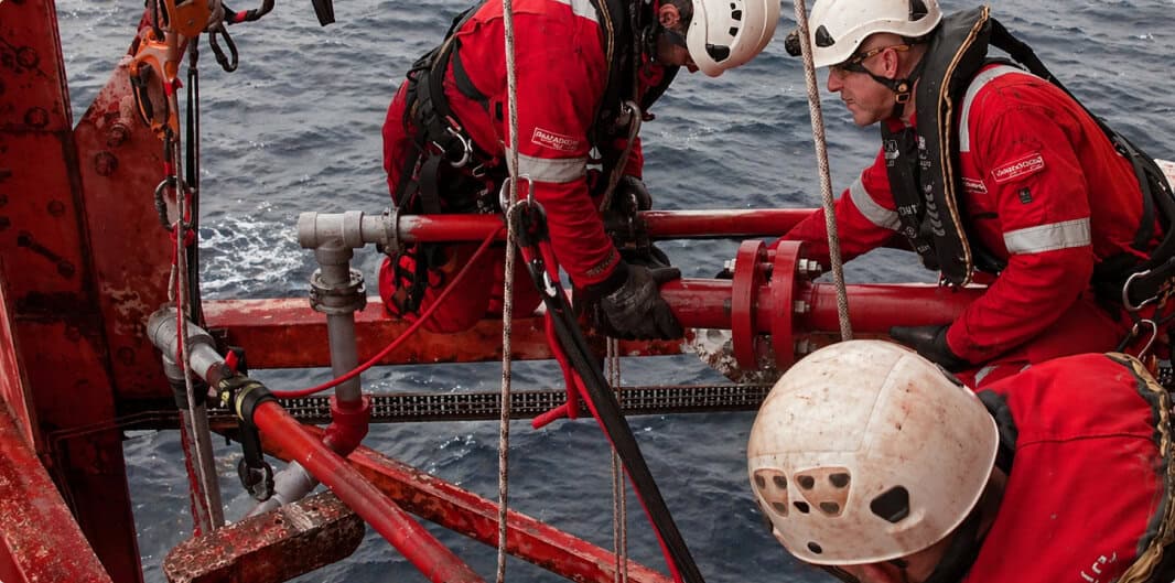 Offshore fire protection system maintenance operations