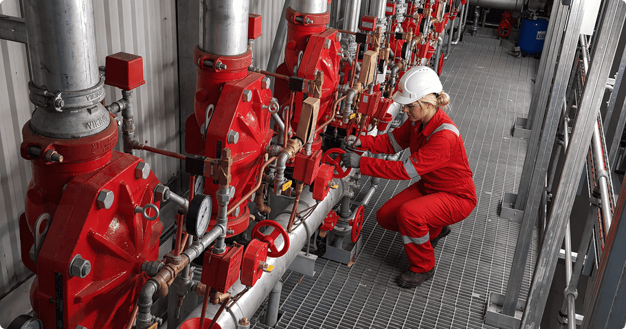 Fire protection system inspection and maintenance services