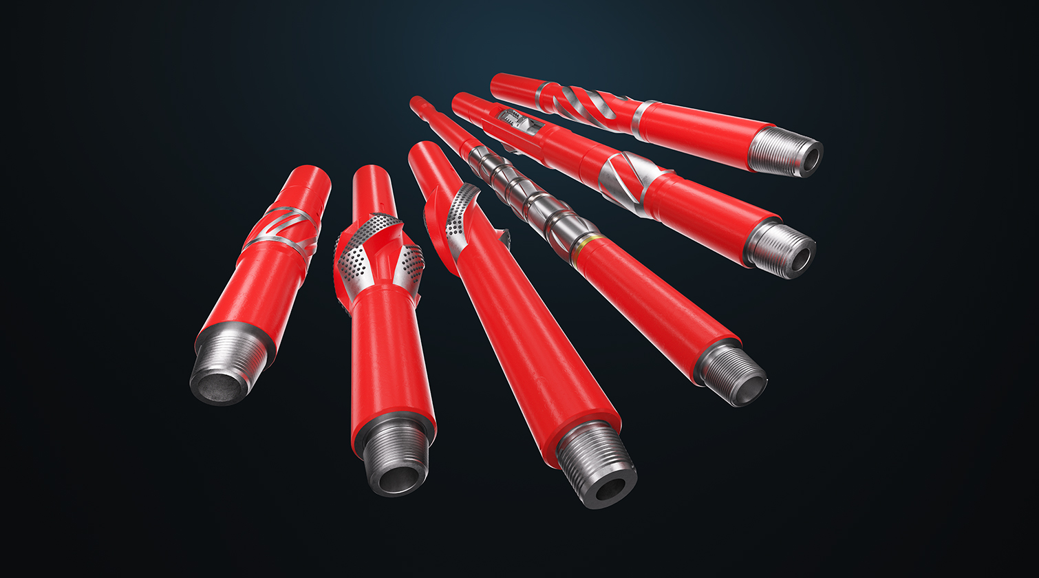 Red Paradigm drilling optimization tools arranged on a dark background