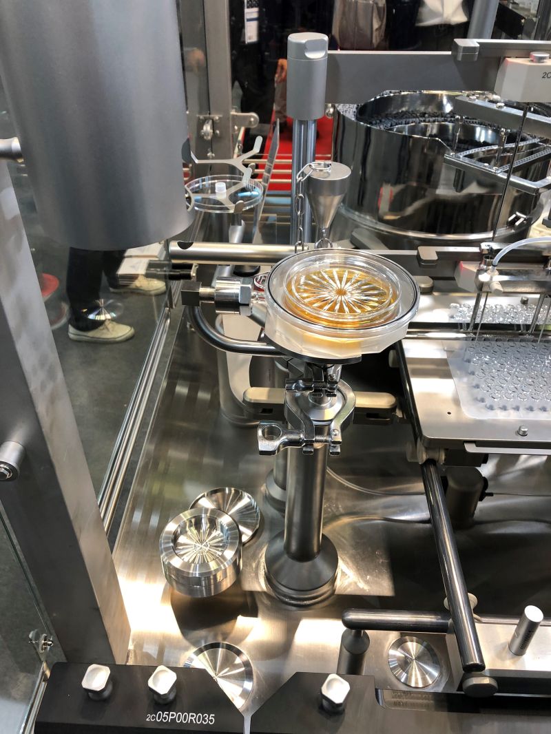 BCSU Marchesini in use Biocapt Single Use Microbial Impactor