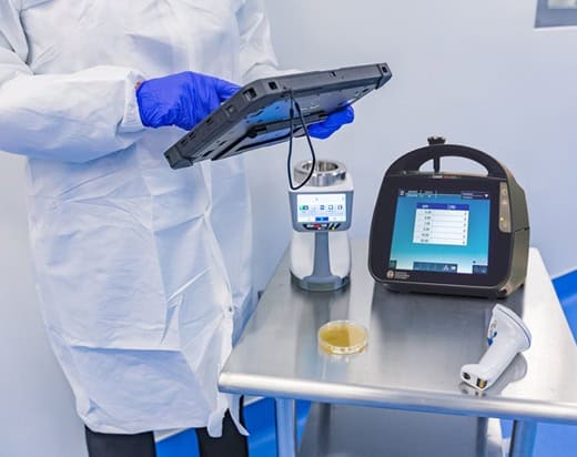 Portable contamination monitors Lasair Pro and MiniCapt Mobile from Particle Measuring Systems