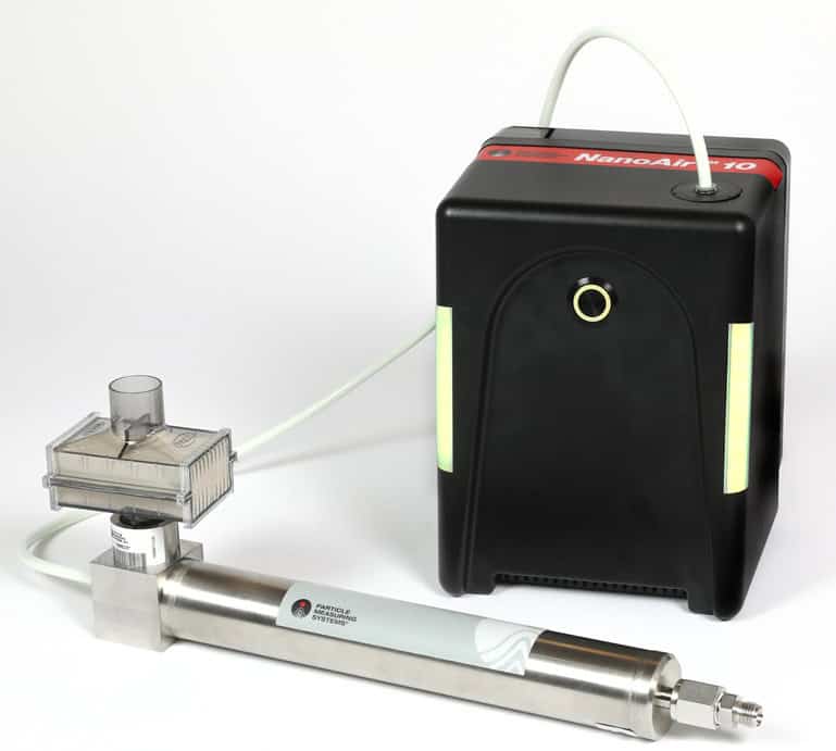 NanoAir CPC particle counter and HPD III from Particle Measuring Systems