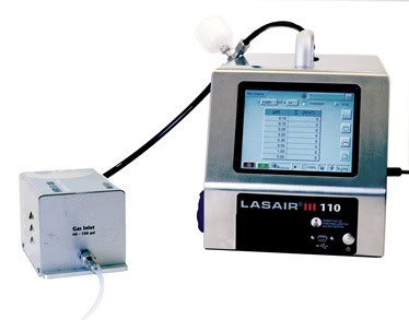 Lasair III 110 particle counter with HPD gas option from Particle Measuring Systems