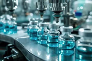 generic vials on filling line