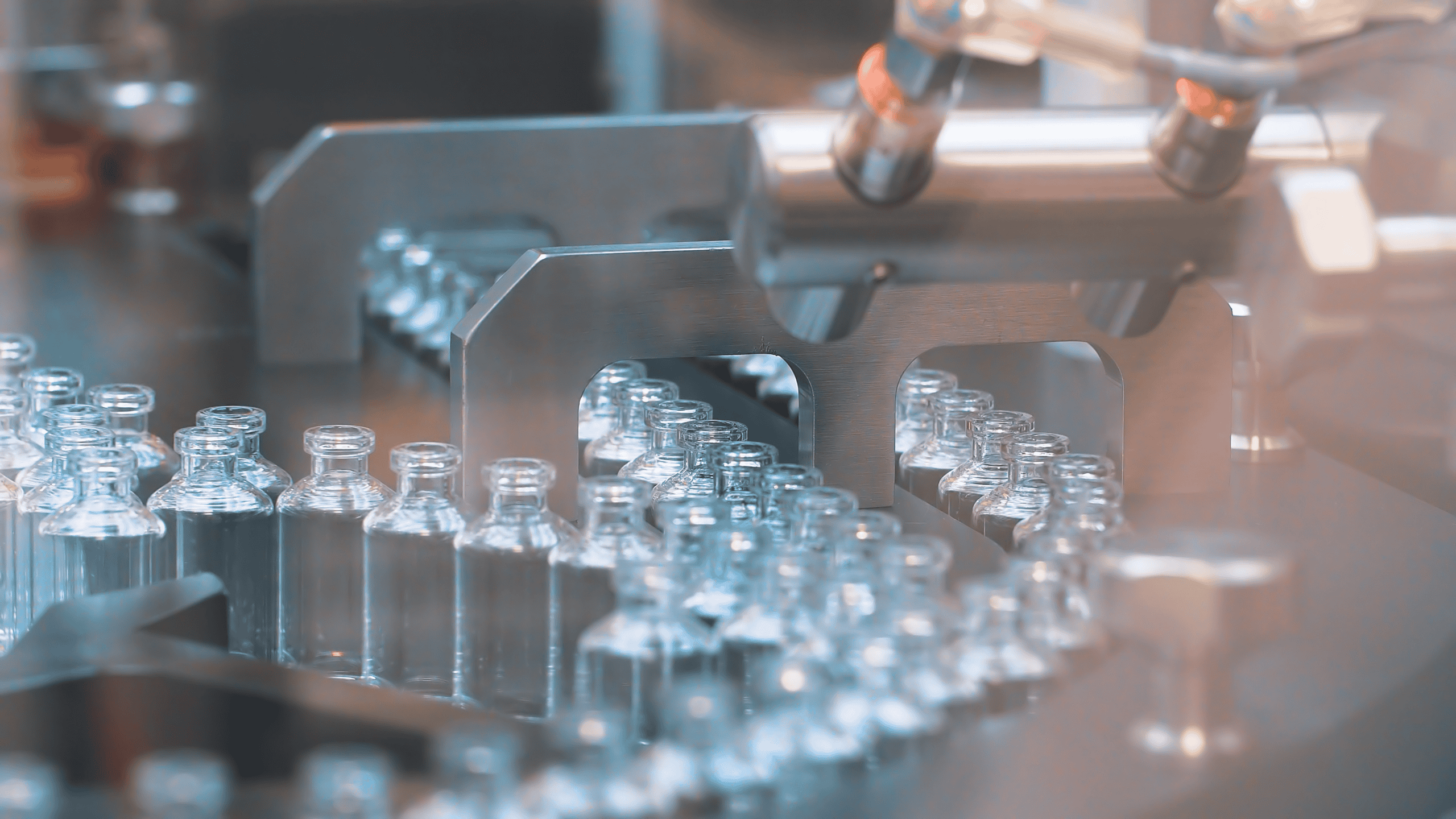 filling line at aseptic pharmaceutical manufacturing needs contamination control and monitoring.