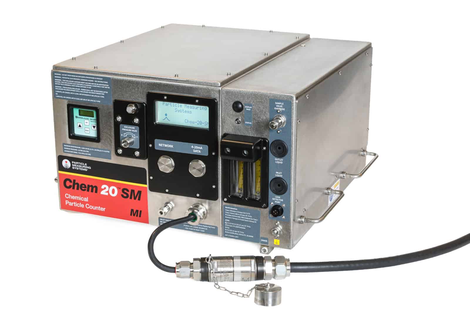 20 nm solvent particle counter