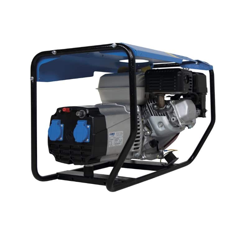 Zij aanzicht van Mase EA 30 GH benzine generator