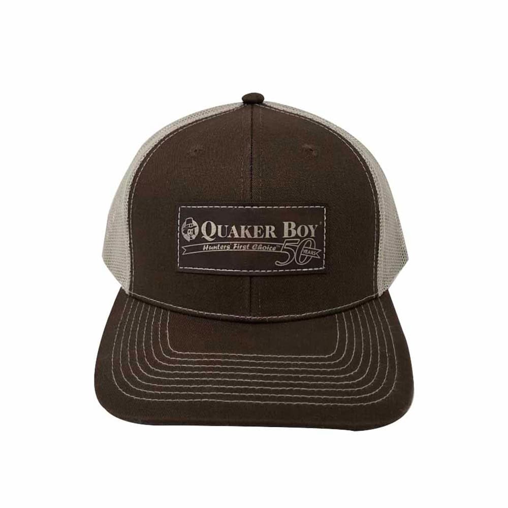 Quaker Boy - 50 Year Brown Patch Hat - Image 2