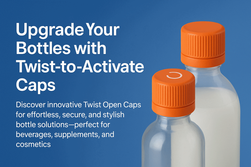 Twist Open Caps: Innovative Twist-to-Activate Bottle Closures