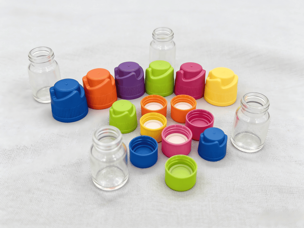 Powder Dispensing Caps for Nutritional, Pharmaceutical & Beverage Products