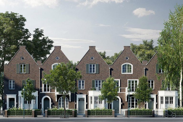 Townhouse Düsseldorf Rubensstraße Frontalansicht