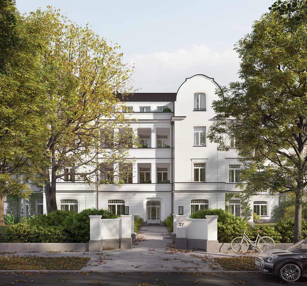 Hamburg-Uhlenhorst Karlstrasse Fassade
