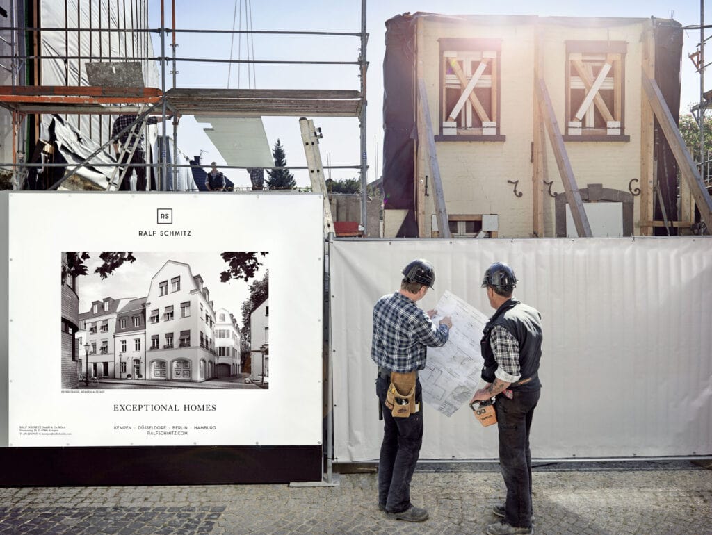 Baustelle in Kempen