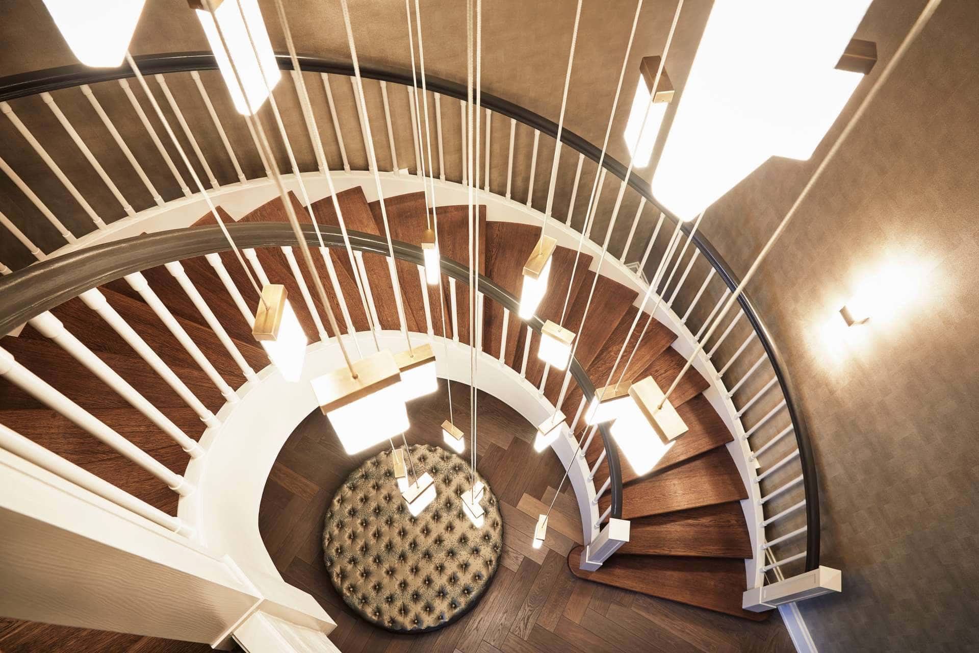 EISENZAHN 1 Berlin-Charlottenburg Duplex W9 Treppe von oben