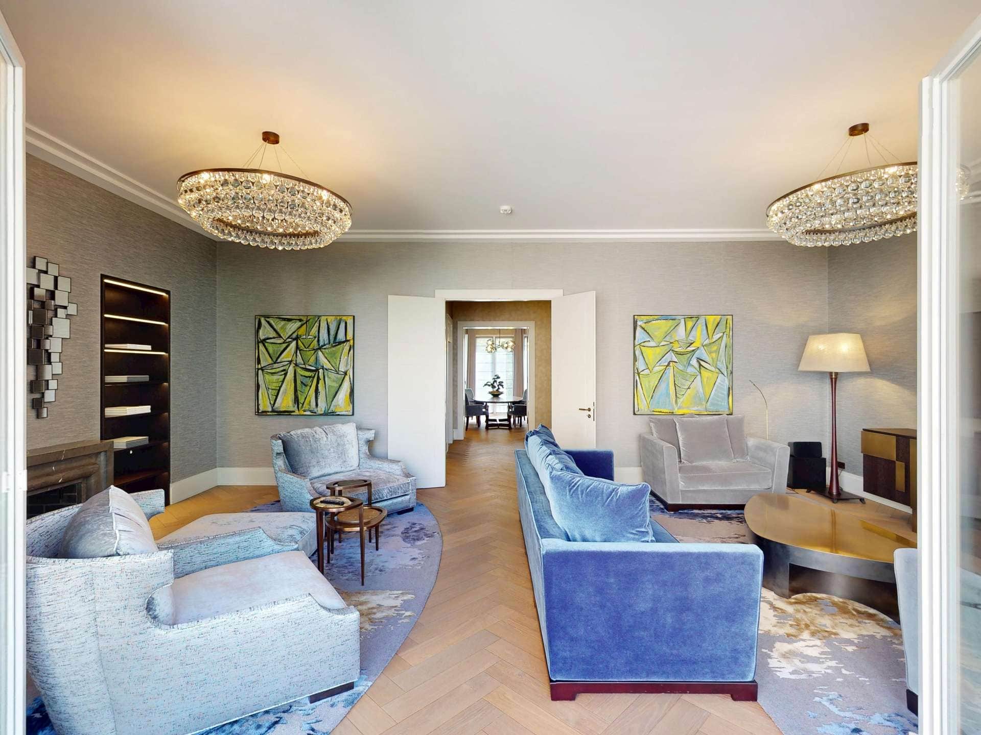 EISENZAHN 1 Berlin-Charlottenburg Duplex W9 Wohnzimmer