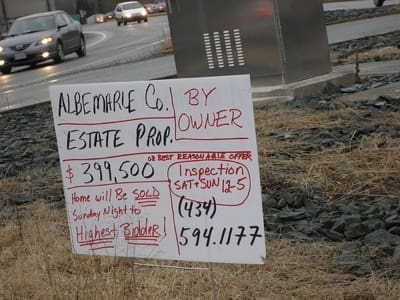 Unrepresented Seller in Albemarle County, Virginia