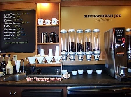 Shenandoah Joe's on Ivy Road in Charlottesville, Virginia