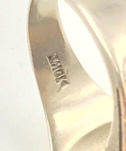 shows 10k purity mark on mans ring for sale