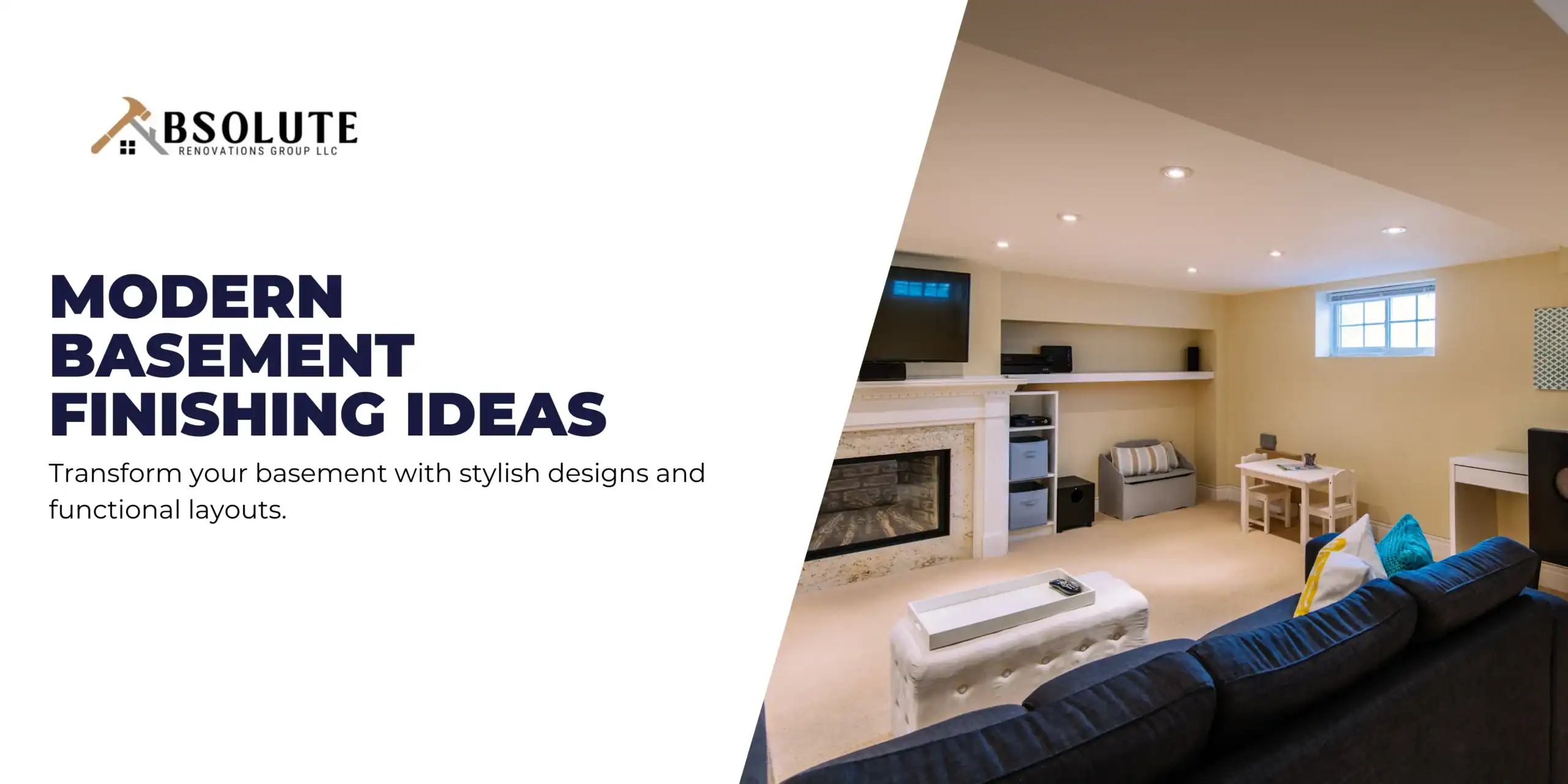 Modern basement finishing ideas for Indianapolis homes