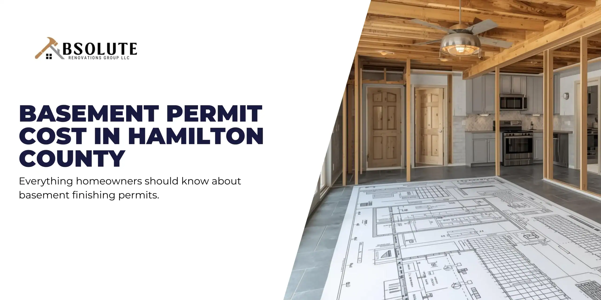 Basement finishing permit costs in Hamilton County Indiana