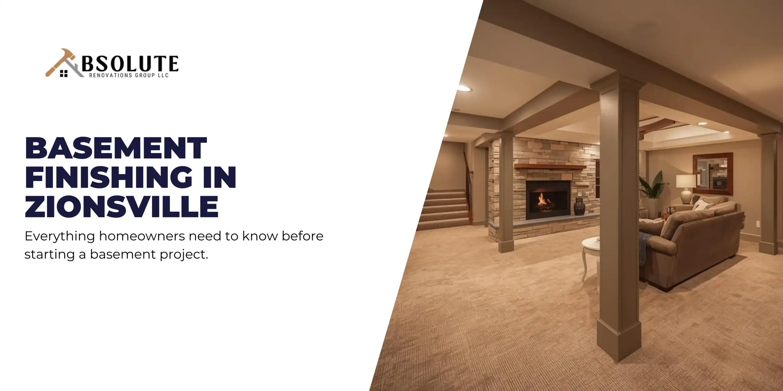 Basement finishing guide for Zionsville Indiana homes