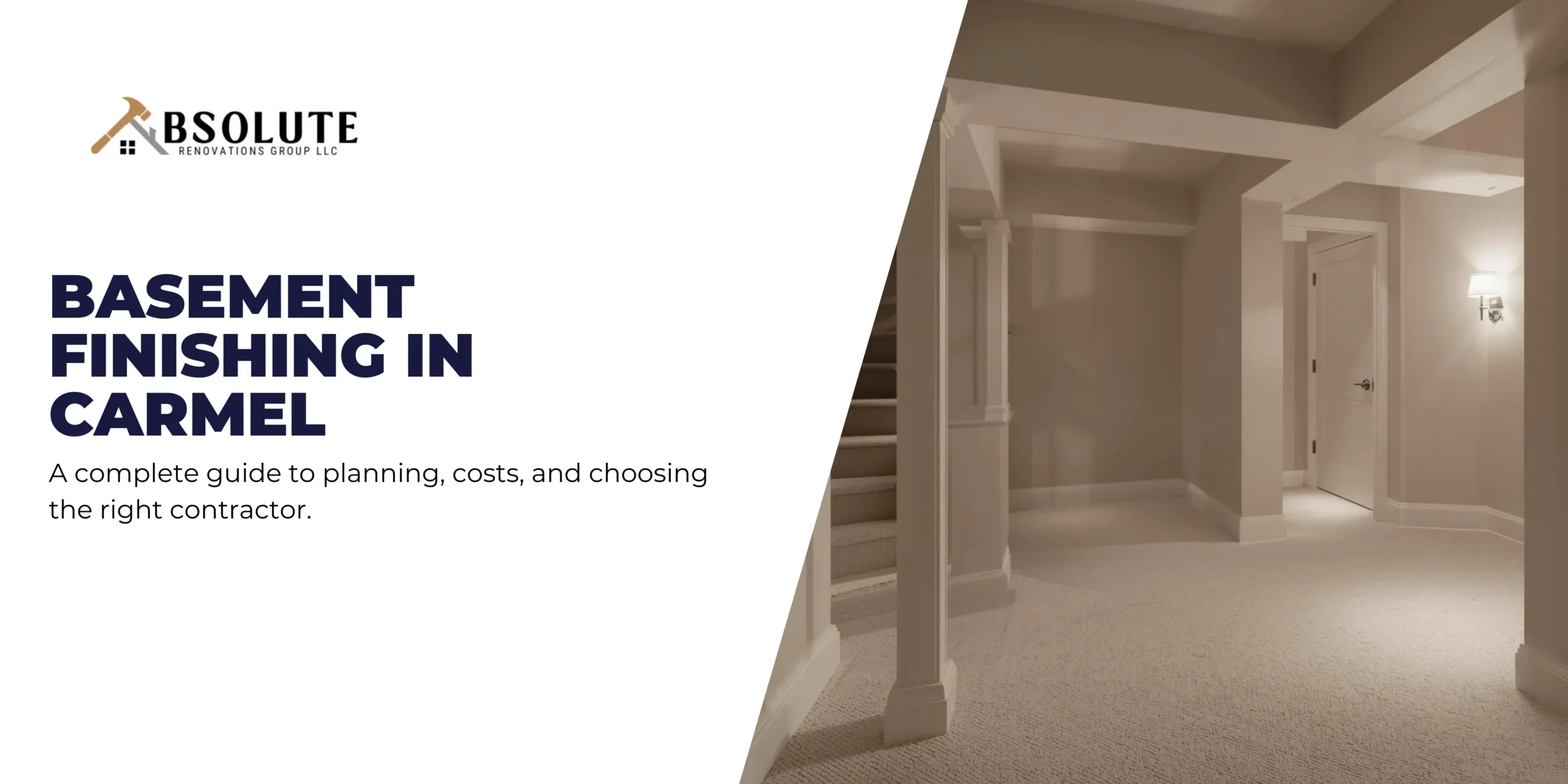 Basement finishing planning guide for Carmel Indiana homes