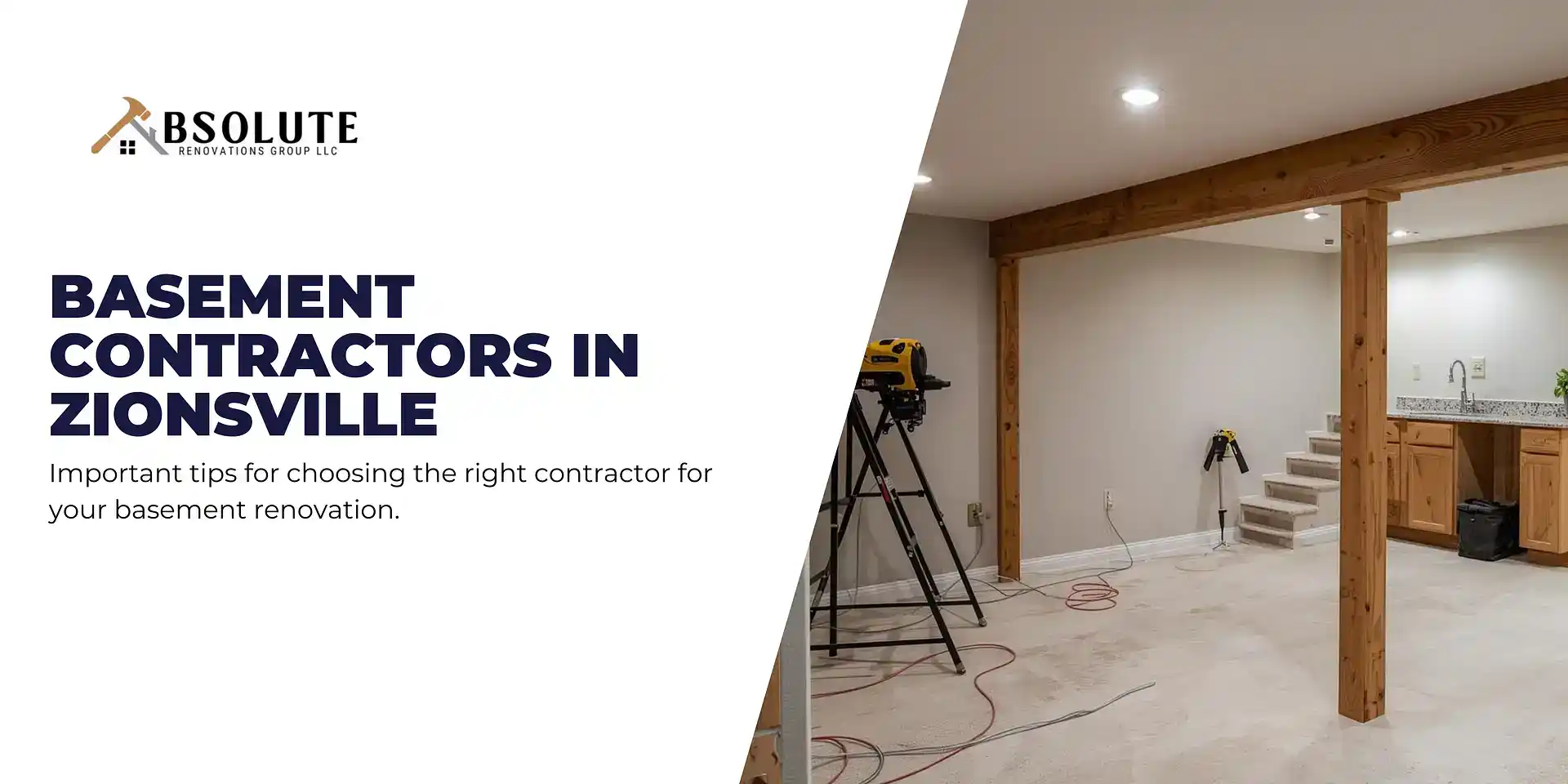 Basement finishing contractors in Zionsville Indiana