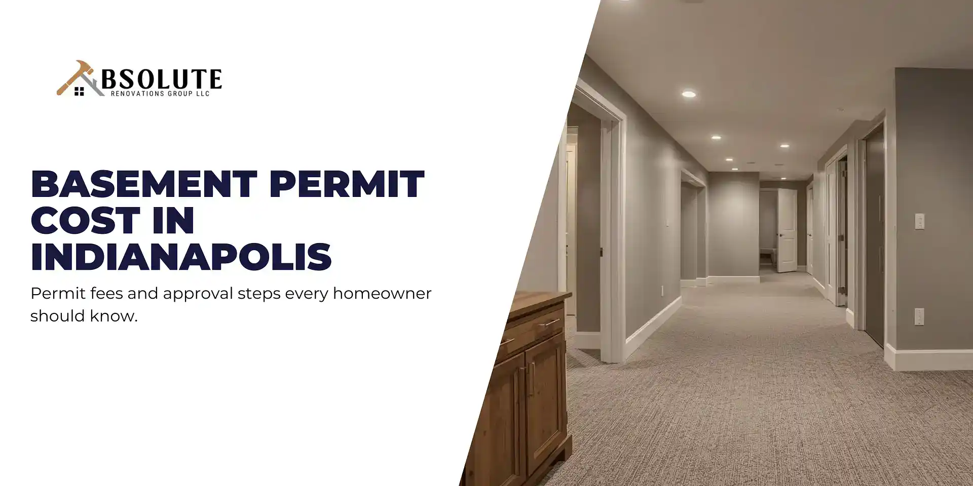 Basement finishing permit costs in Indianapolis Indiana