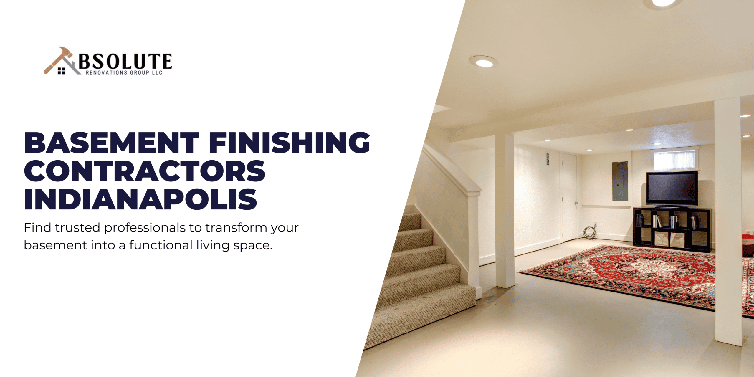 Basement finishing contractors serving Indianapolis homes