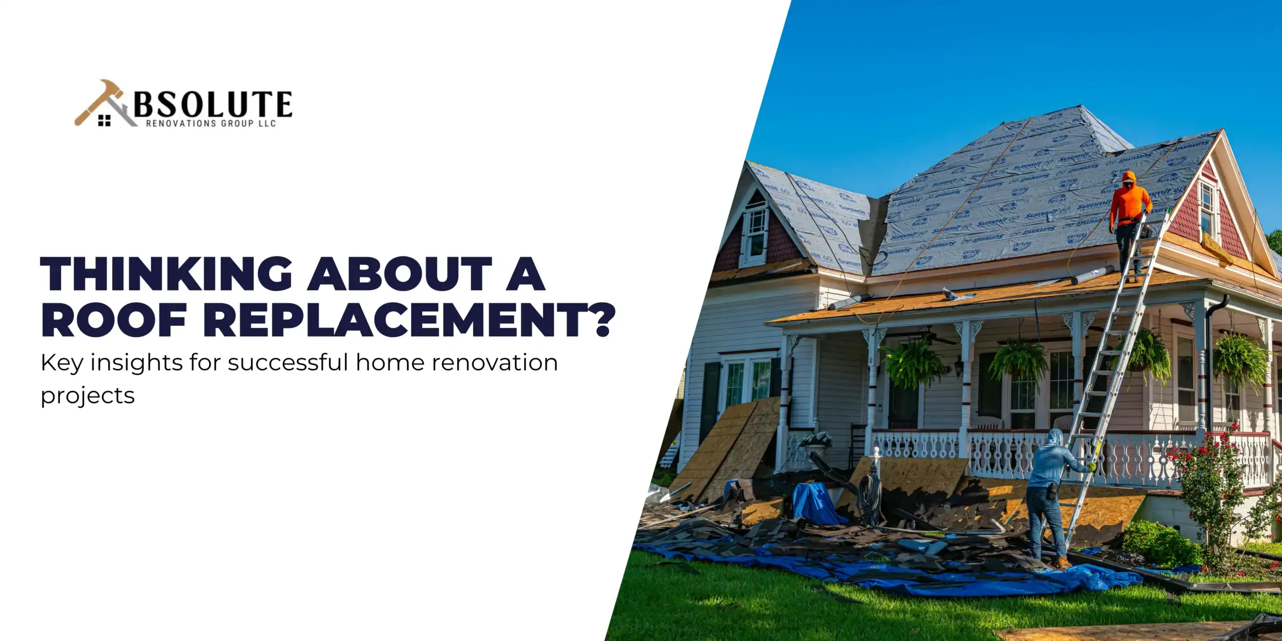 Roof replacement guide showing new shingle installation