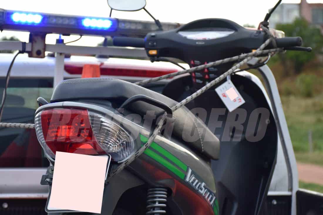 56 motos incautadas en 24 horas