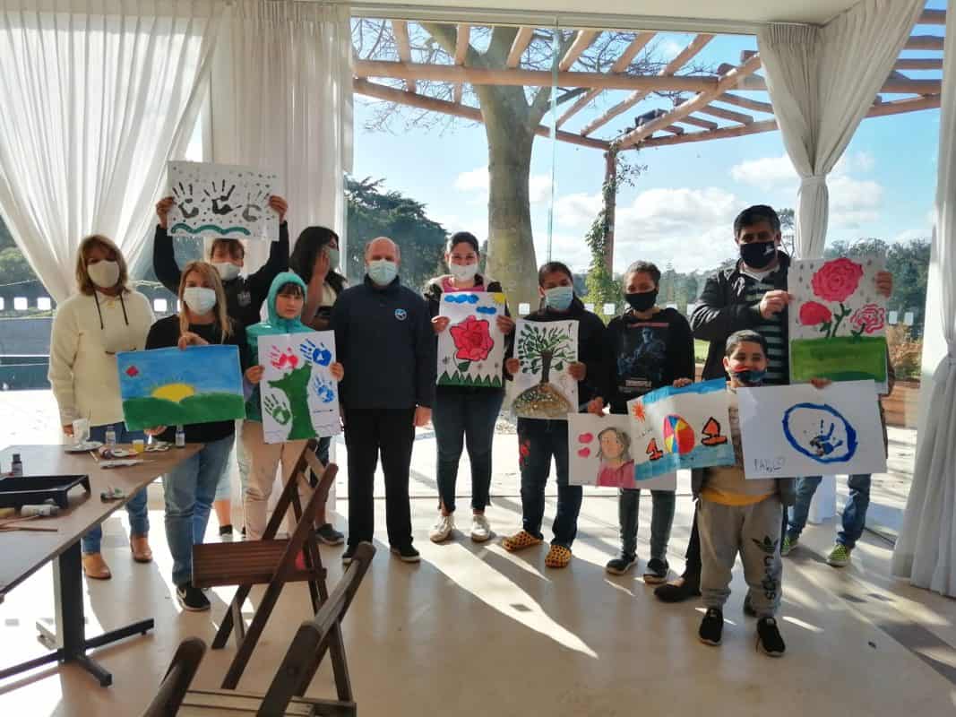 Municipio de Punta del Este realizó actividad artística con niños del Kennedy