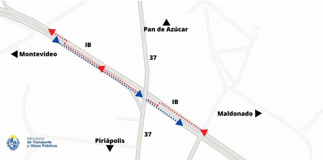Atención: habrá afectación en la circulación por obras en Ruta 93 con Ruta 37￼