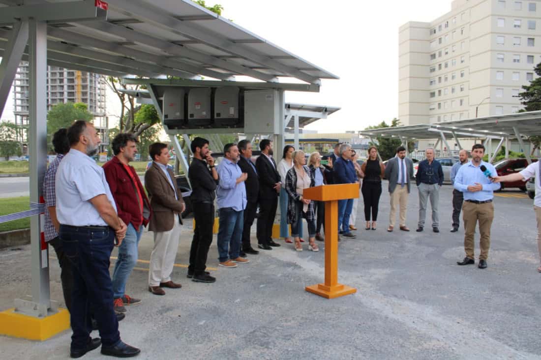Estacionamiento de la Junta ya genera ahorro del 100% y completa la ecuación de plantas fotovoltaicas