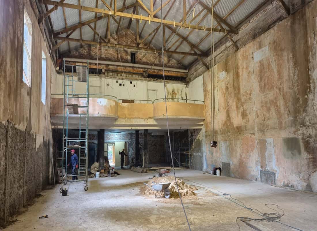 Avanza la segunda etapa del cine San Carlos
