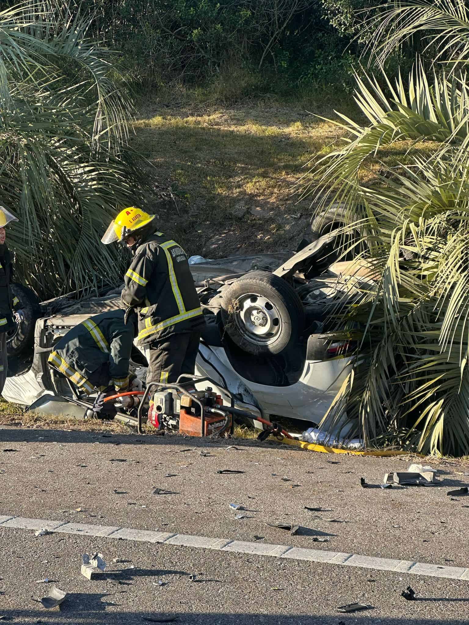 Trágico choque frontal en ruta 9: dos fallecidos en Castillos
