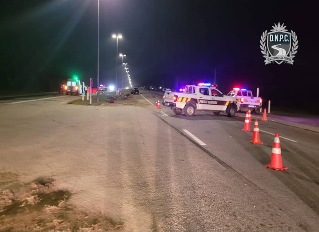 Trágico choque en la Interbalnearia: dos muertos y dos heridos