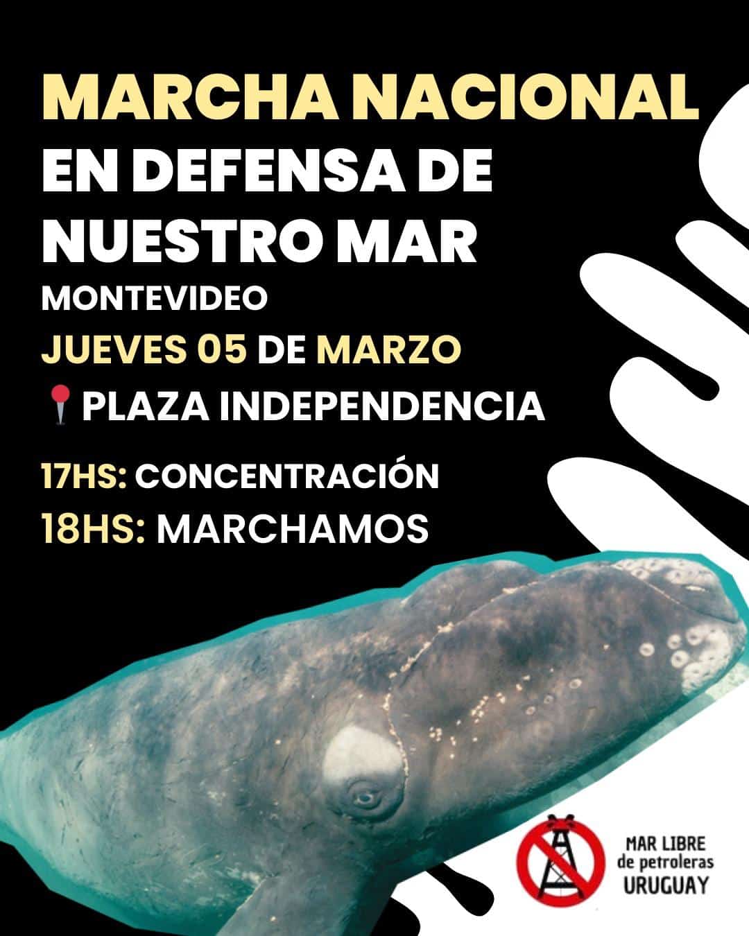 Convocan a marcha nacional en Montevideo contra la exploración petrolera