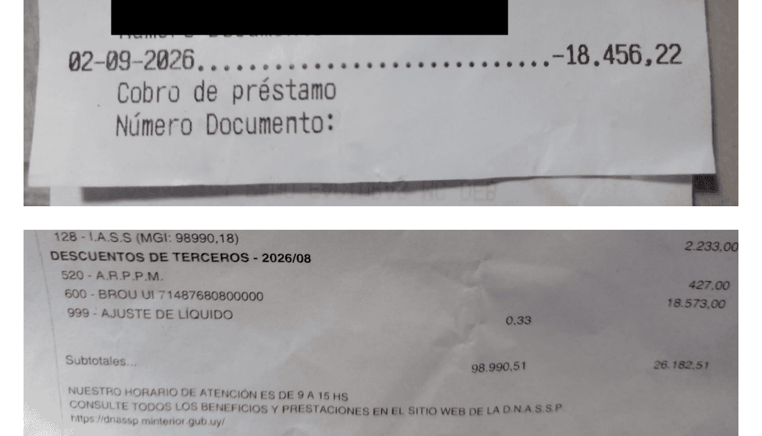 Por un error los funcionarios policiales están sufriendo doble descuento por sus préstamos