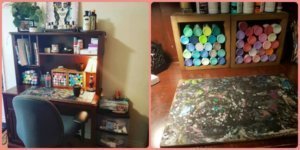 Rock Painting Tips from the Creator of Rachel's Rocks 4 rachel's workspace