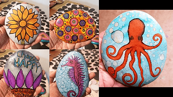 How to Make Easy Stunning Alcohol Ink Art Like A Boss! 8 alcohol ink art on rocks